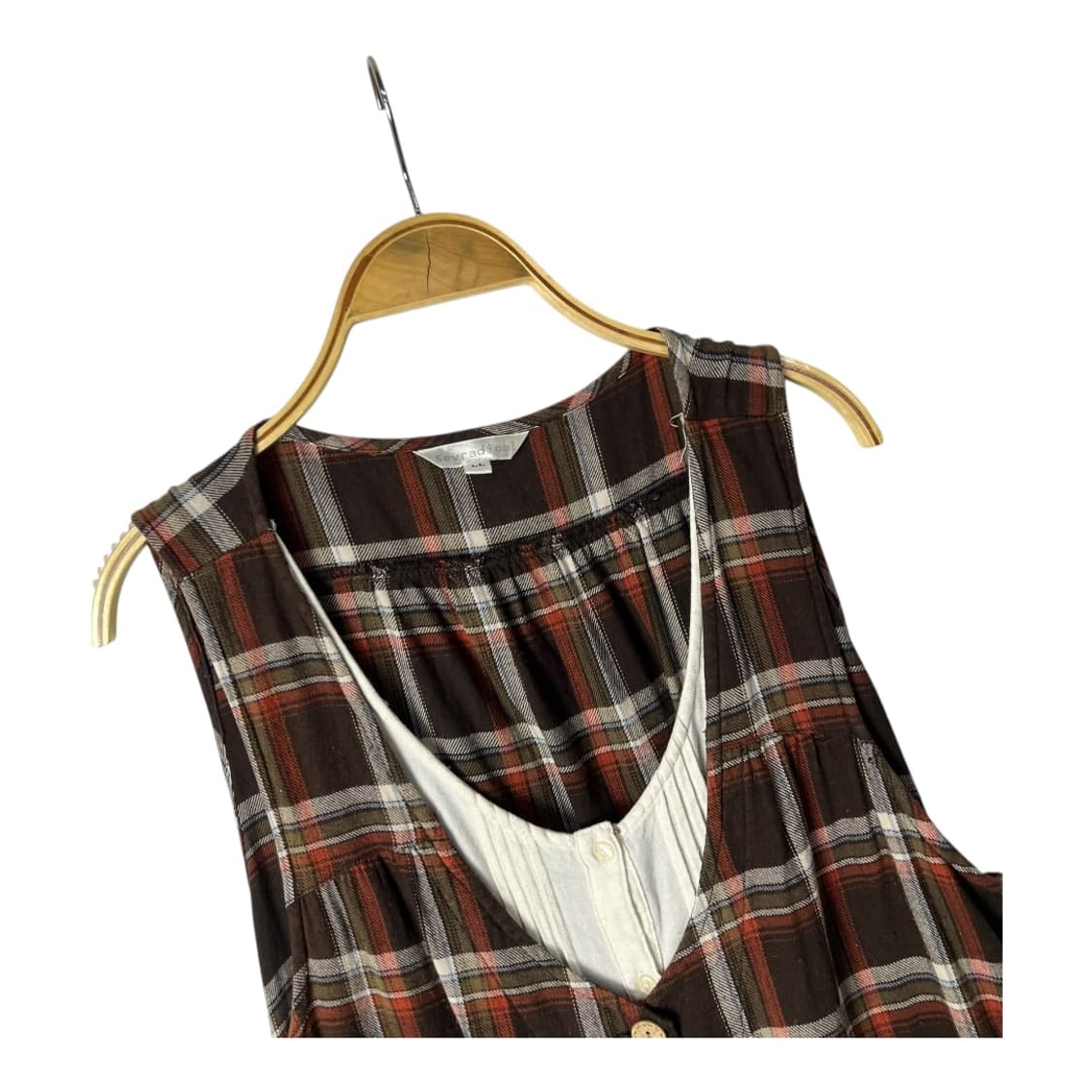 [JPN] 빈티지 모리걸 바선생 체크 원피스 상품이미지3