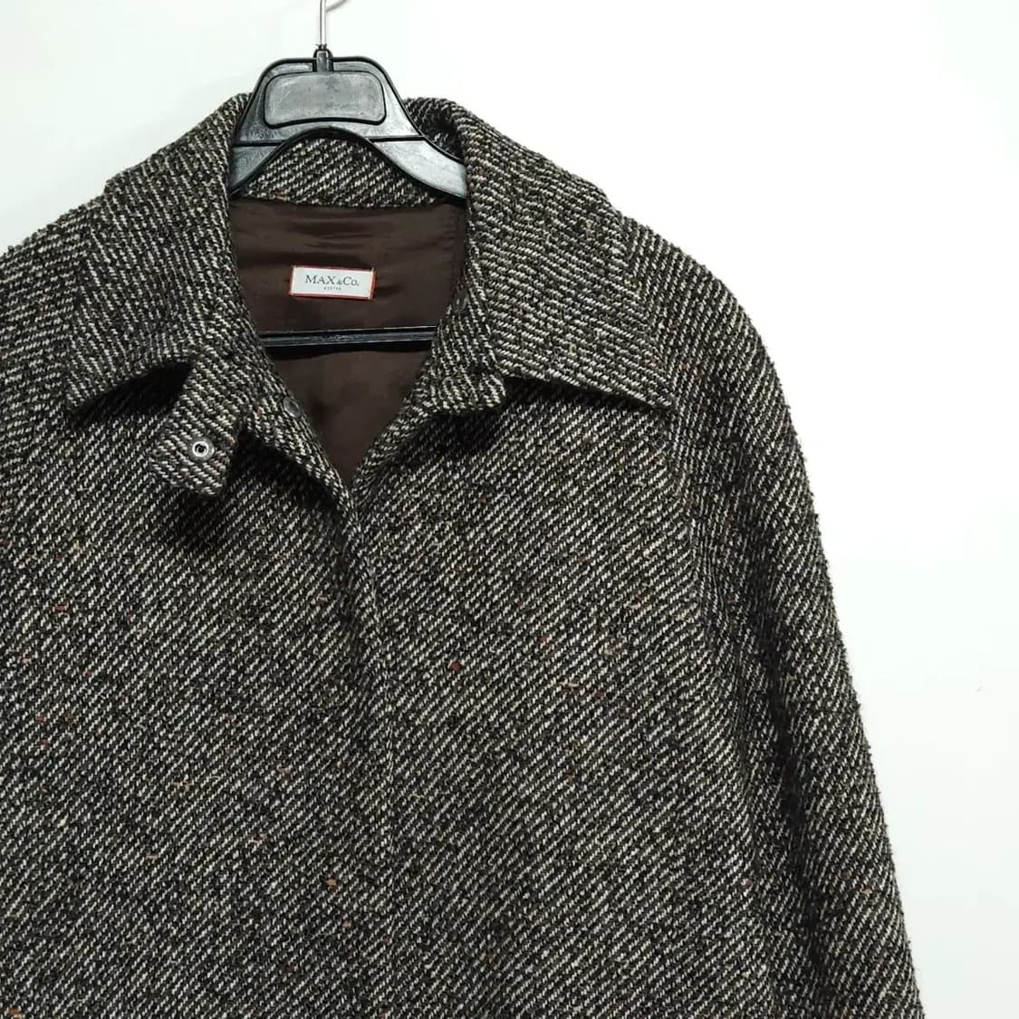 여성44)막스마라 막스앤코(MAX&Co)리얼 빈티지 울 코트 상품이미지2