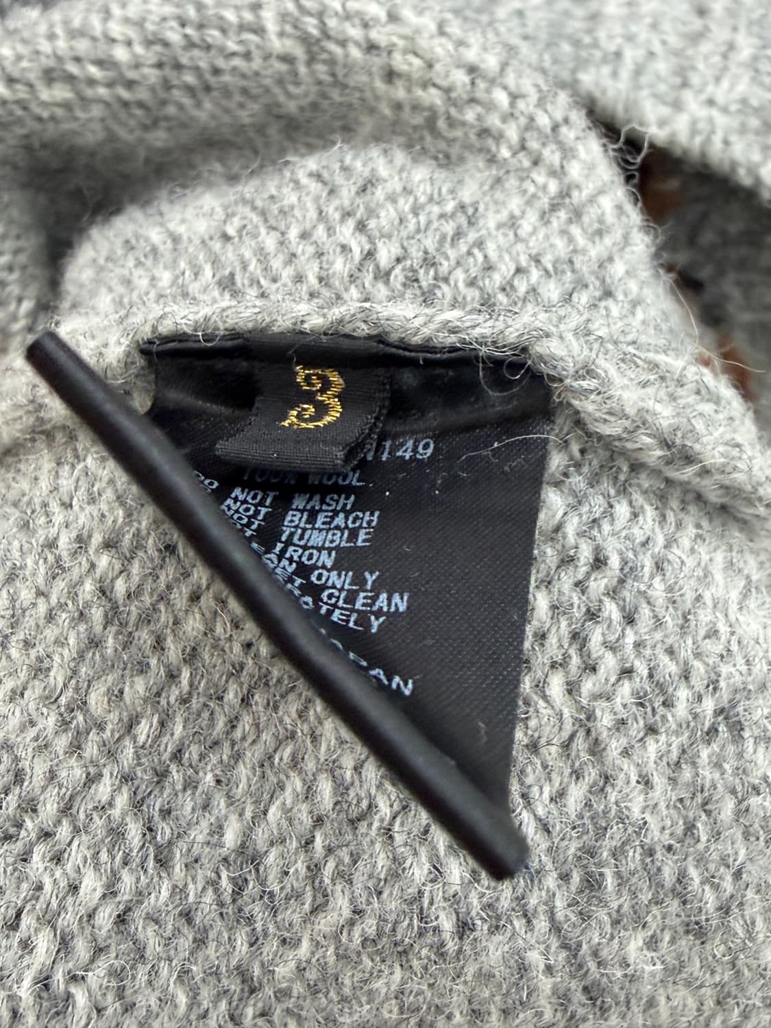 캐피탈 5G 울 엘보 마리아 무늬 노르딕 크루 스웨터3(민트급) 상품이미지2