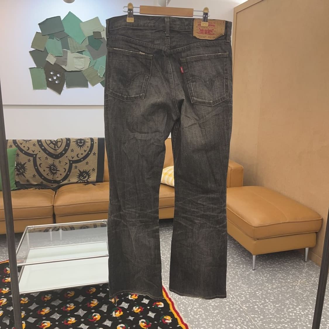 리바이스 517-09 올드스쿨 빈티지 흑청 데님팬츠 32인치 C07672 상품이미지4