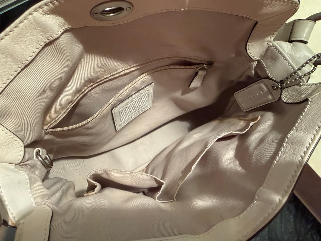 COACH WHITE SHOULDER BAG 상품이미지5