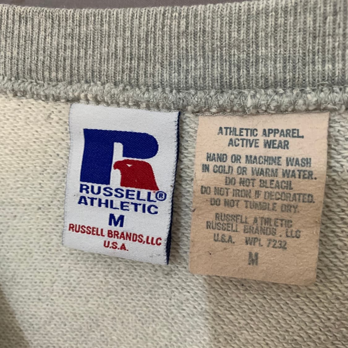 M RUSSELL 러셀 여성 빈티지 멜란지 스웻셔츠 맨투맨 상품이미지4