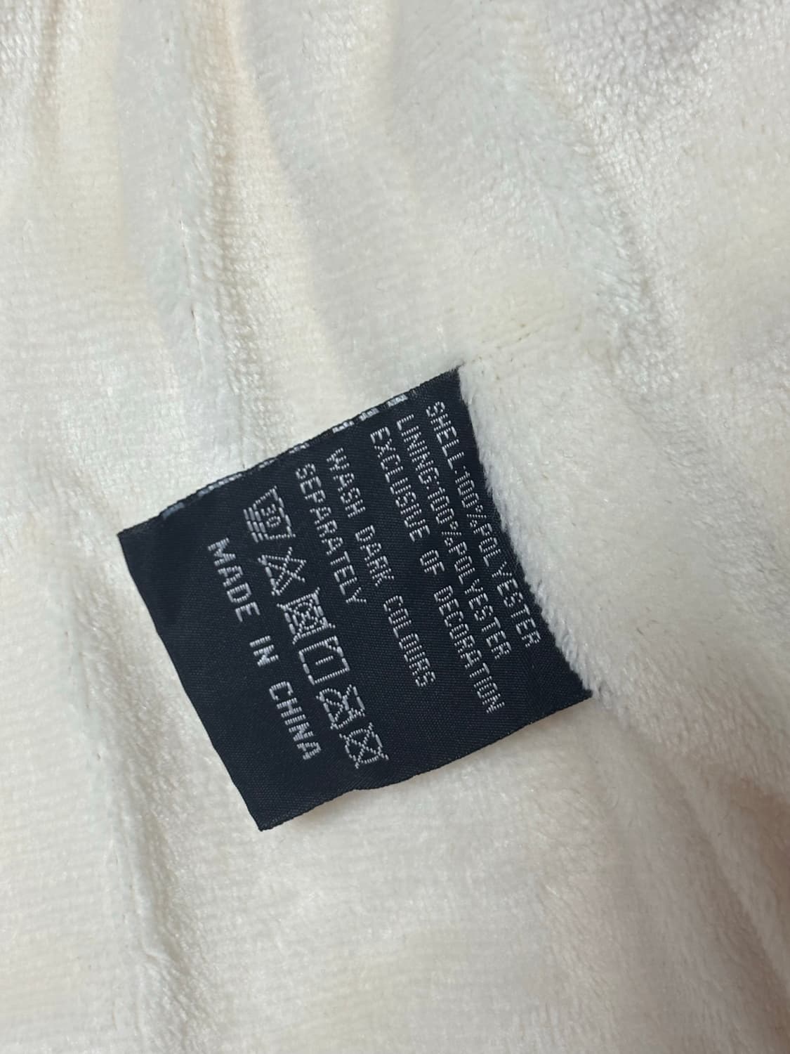 쉬인 아이보리 후드 퍼자켓 퍼재킷 코트 상품이미지10