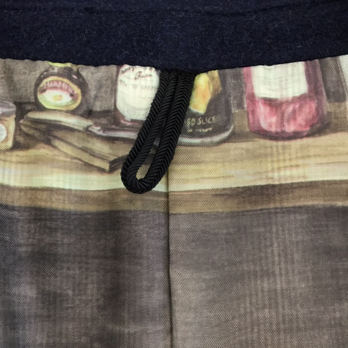 커스텀멜로우 울 100% 모직자켓 95 네이비  상품이미지6