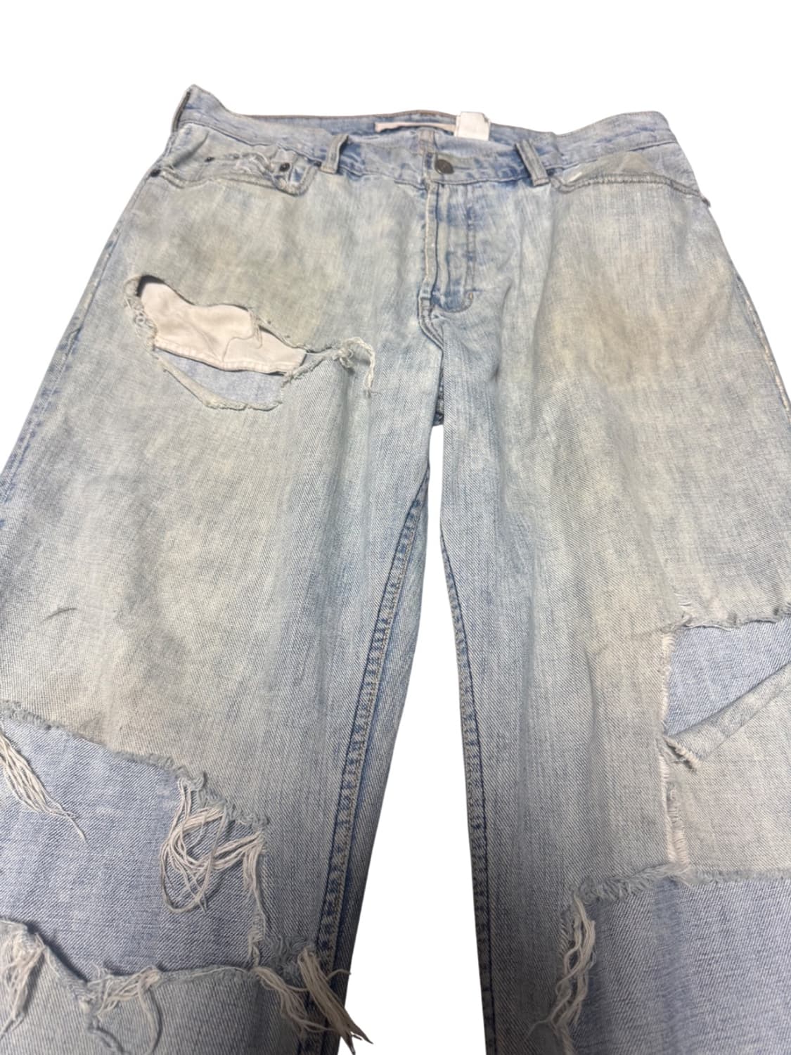 00s Style Old Fade Repair Jeans 상품이미지2