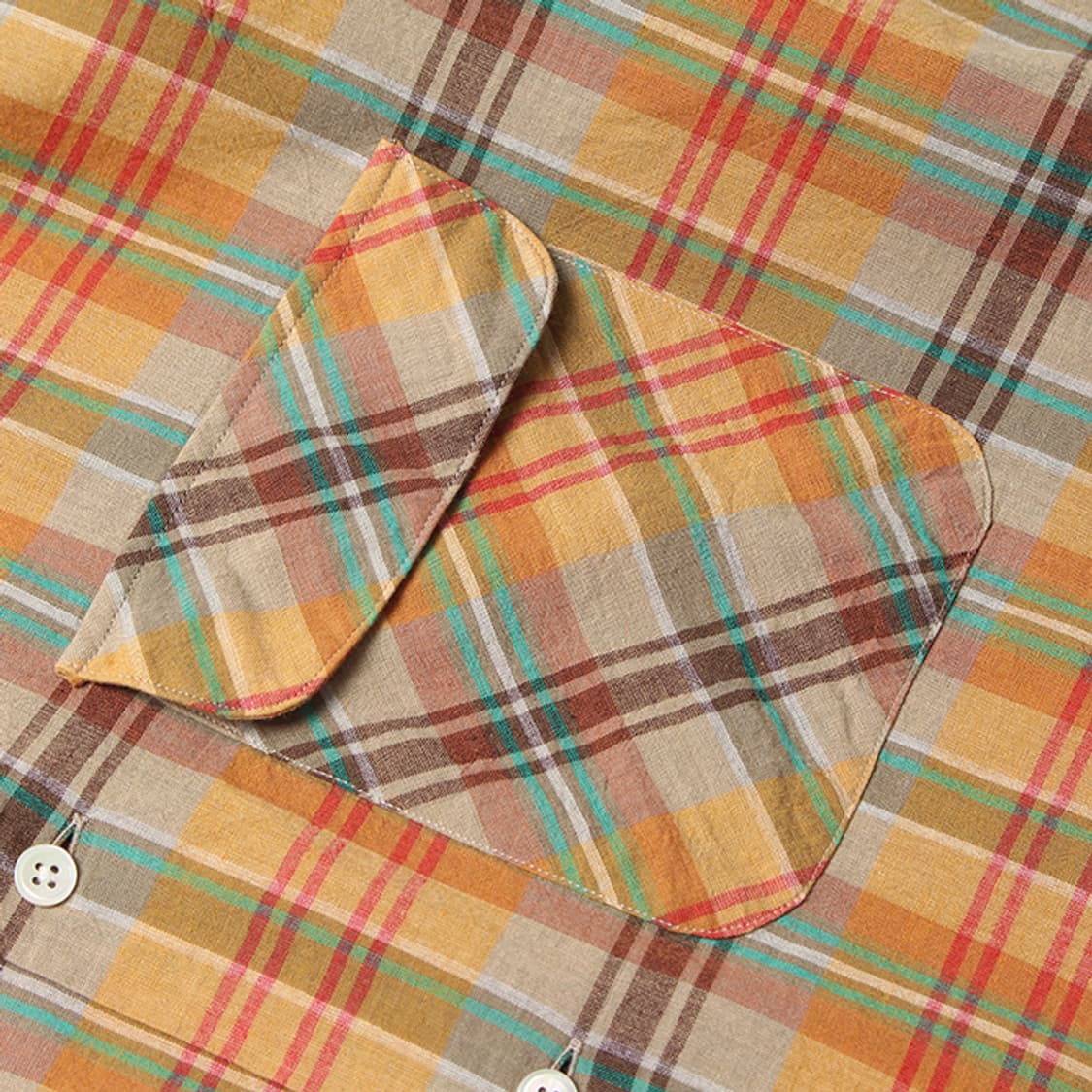  BEAMS "Orange Check Shirts" 상품이미지4