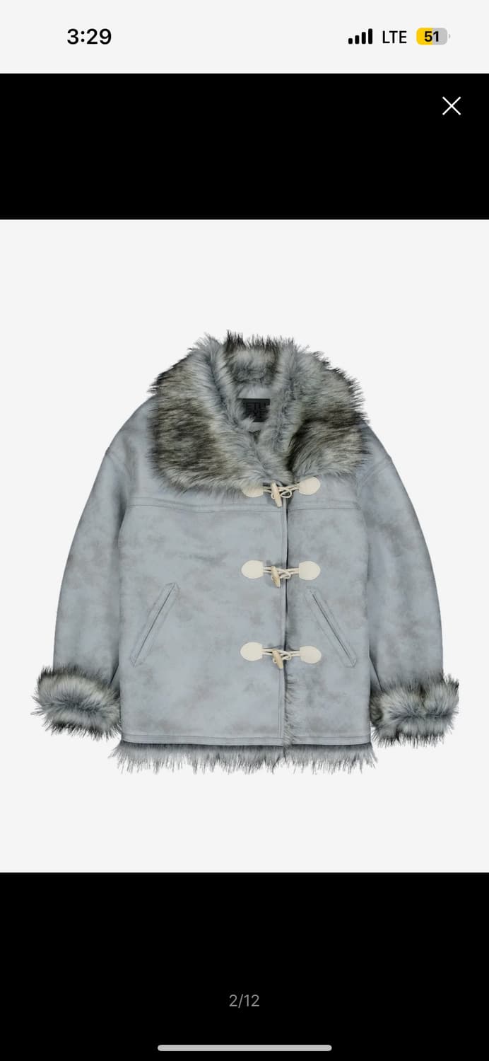 셋업이엑스이 DUFFLE MUSTANG JACKET 무스탕자켓 상품이미지1