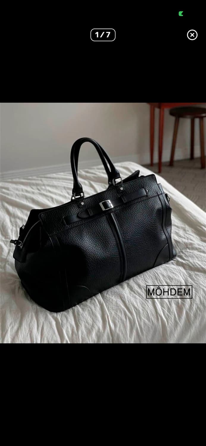 레더 가죽 보스턴백 트레블백 상품이미지1