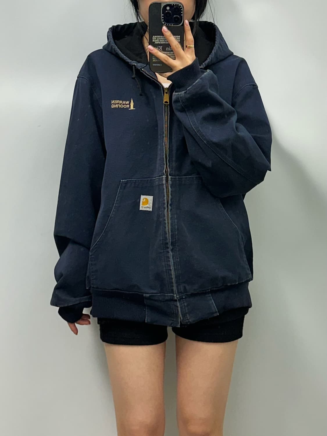 칼하트 og 네이비 엑티브 워크자켓 상품이미지1