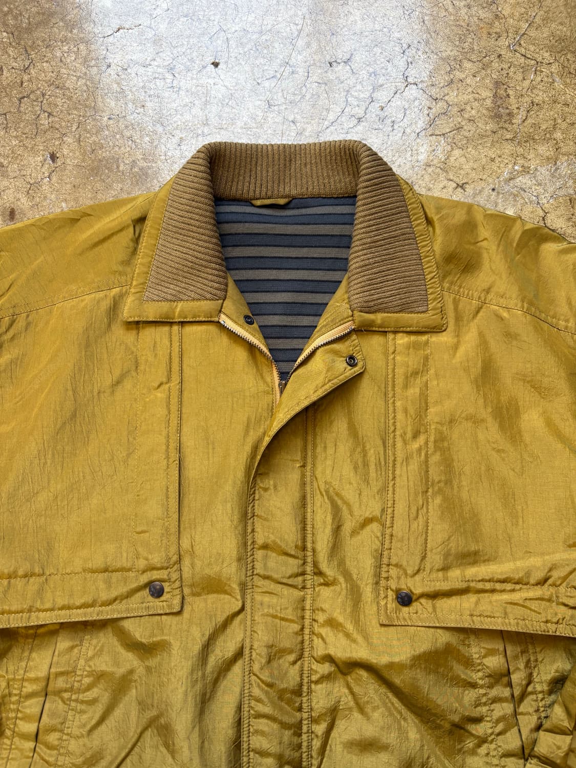 JPN 나일론 블루종 집업 재킷 상품이미지5