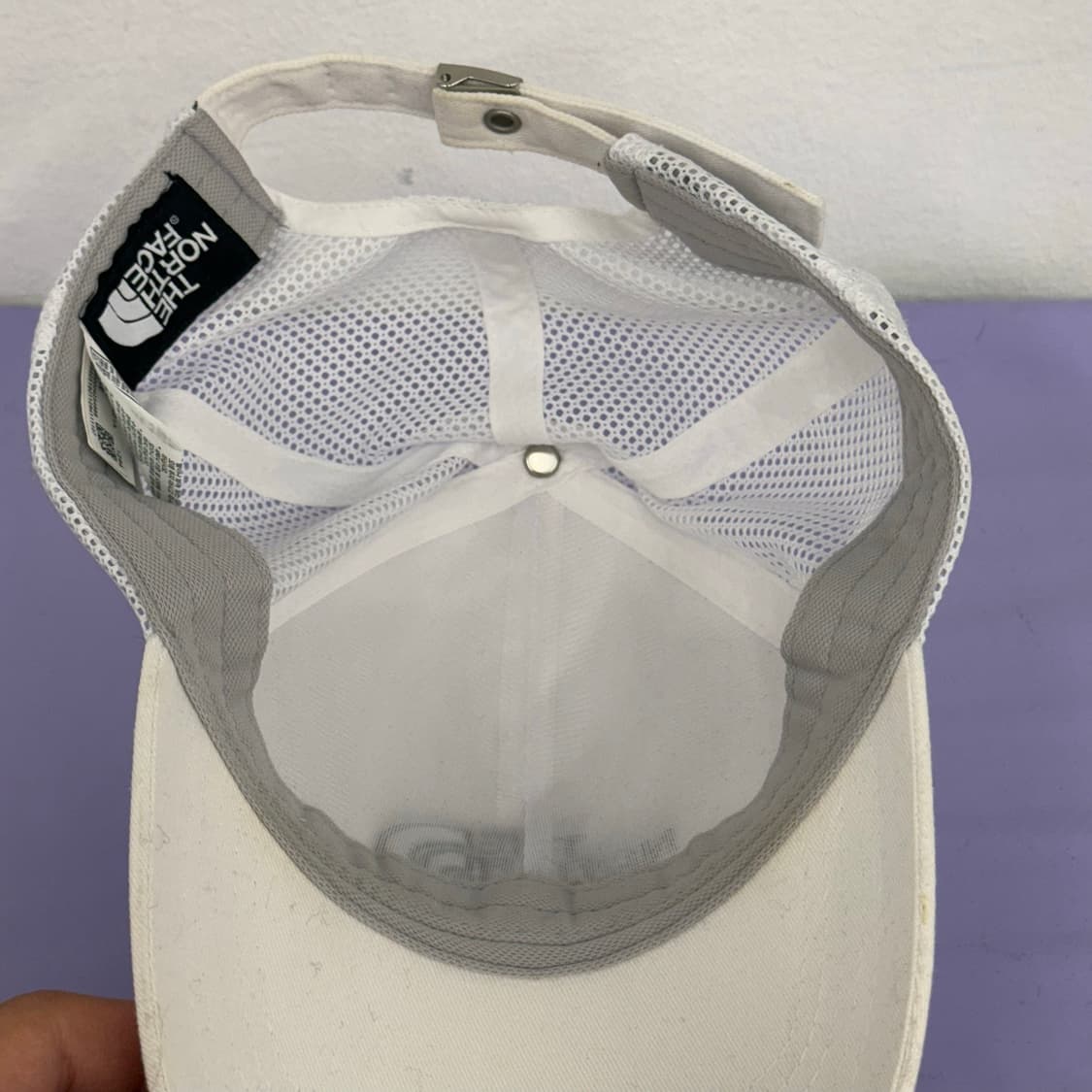 노스페이스 코리아 메쉬 화이트 볼캡 (58cm) 상품이미지4