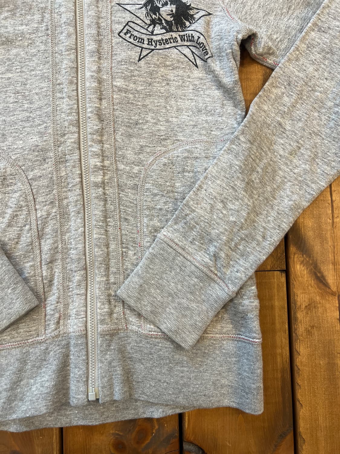 히스테릭글래머 히스걸 그레이 후드집업 상품이미지10