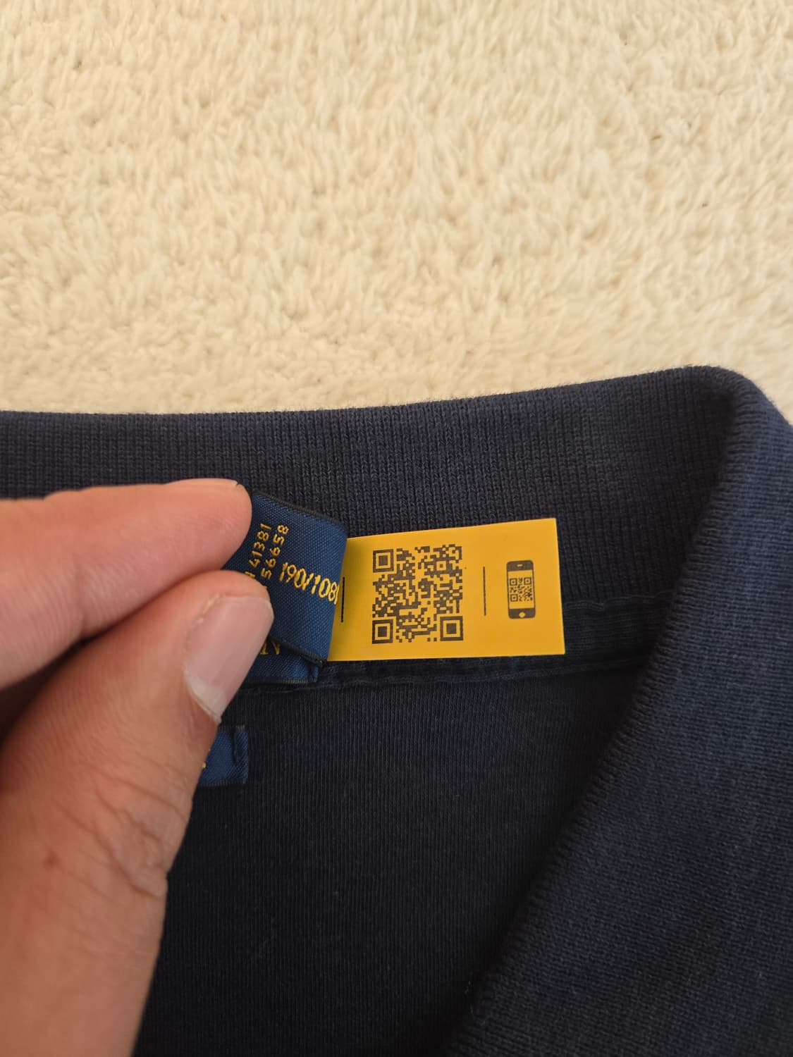 폴로 랄프로렌 네이비 반팔 폴로티 2XL 상품이미지5