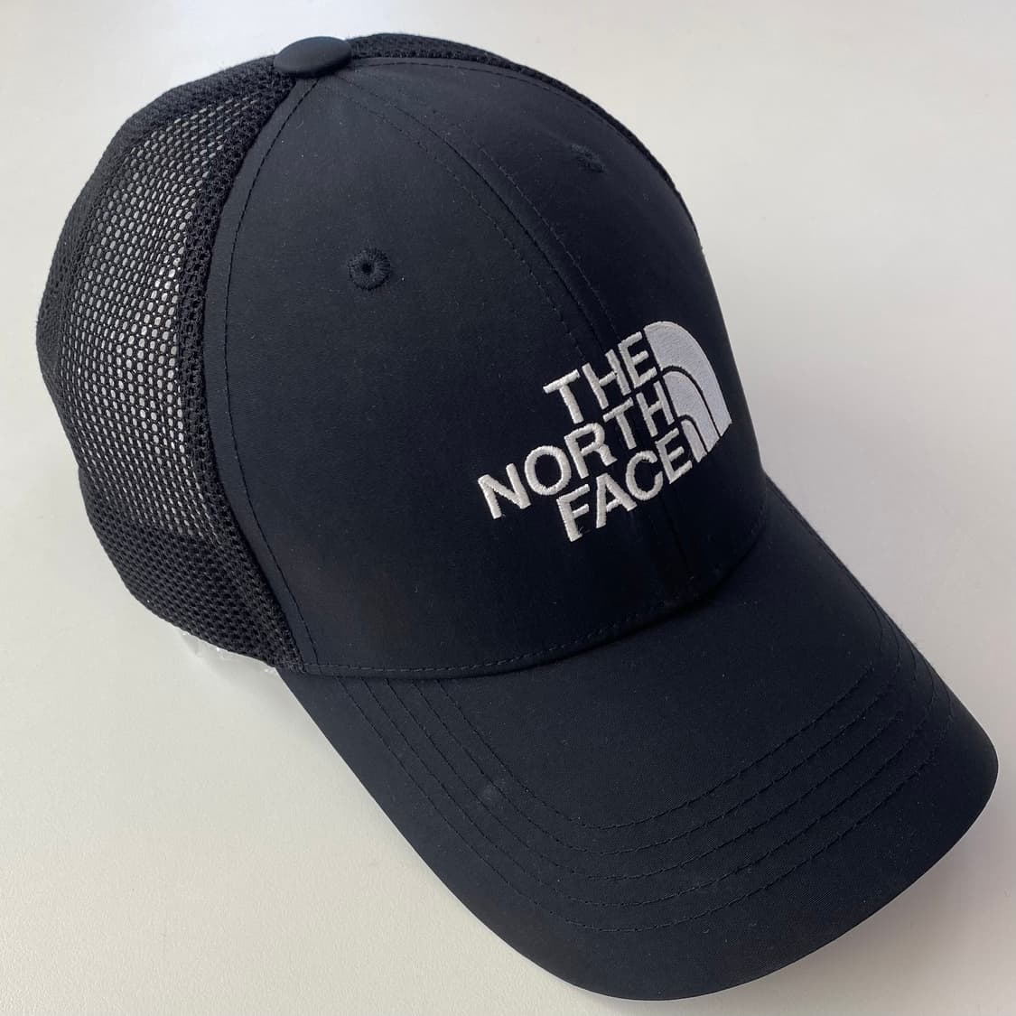 노스페이스 화이트라벨 로고 메쉬 캡 - 블랙/코리아 에디션 상품이미지2