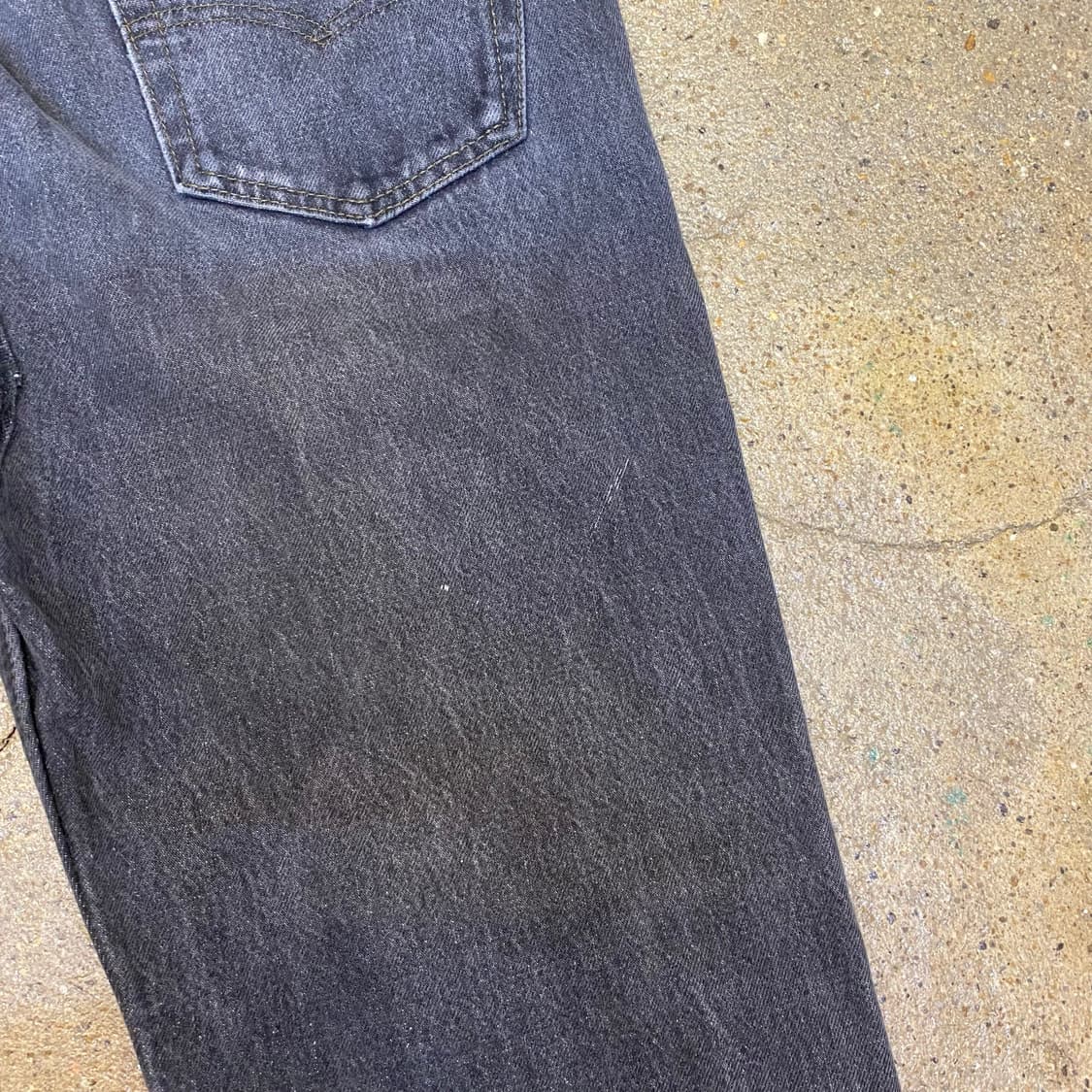80s Made in USA 리바이스 501 흑청 데님 상품이미지6