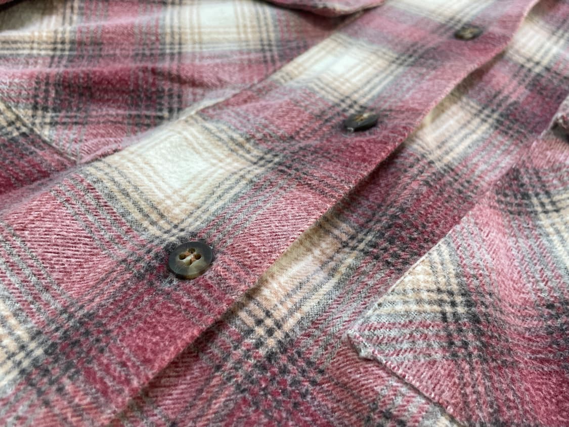 빈티지 플란넬 체크 셔츠  상품이미지4