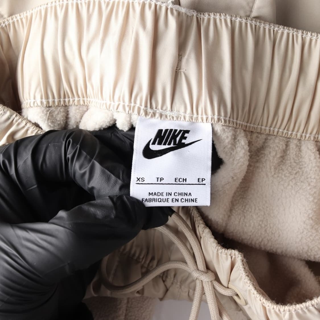 나이키 쉐르파 플리스 나일론 믹스 조거 팬츠 베이지 XS 상품이미지6