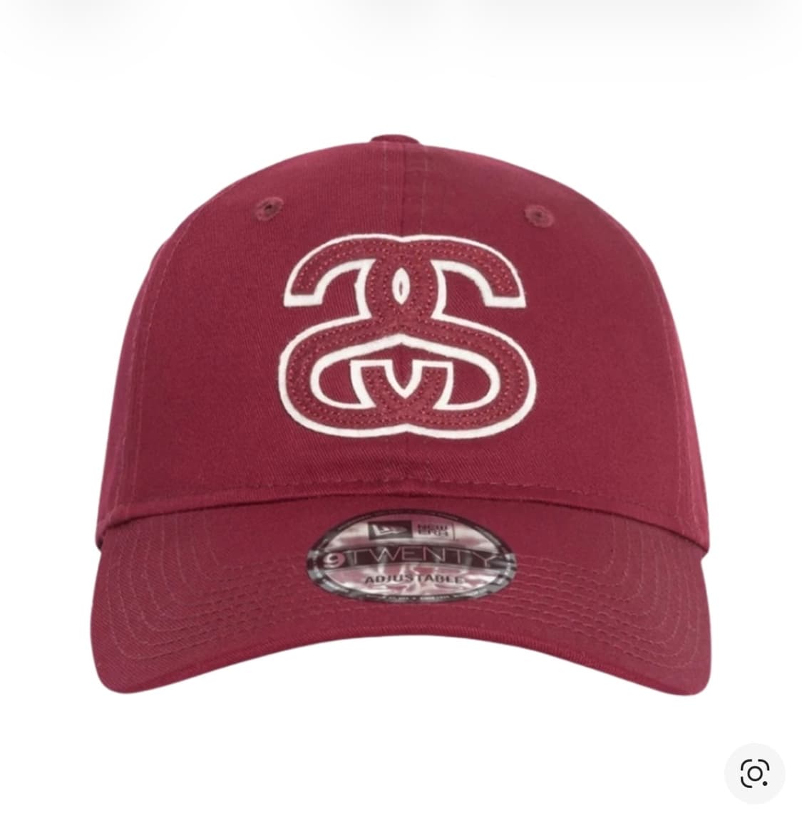 스투시 뉴에라 9Twenty SS 아플리케 스트랩백 버건디 상품이미지1