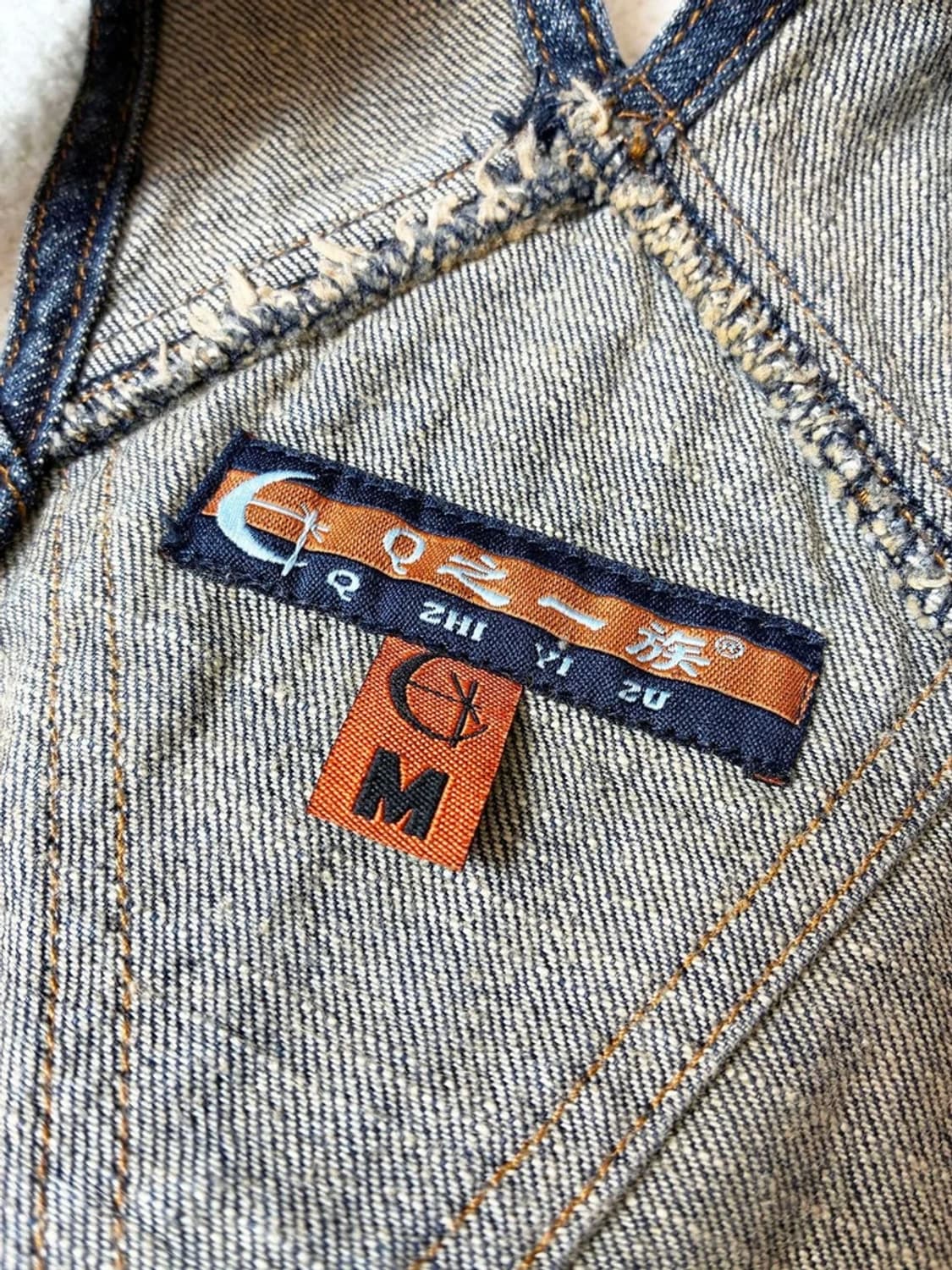 Selected 피그먼트 워싱 데님 오버롤 PN7208 상품이미지8