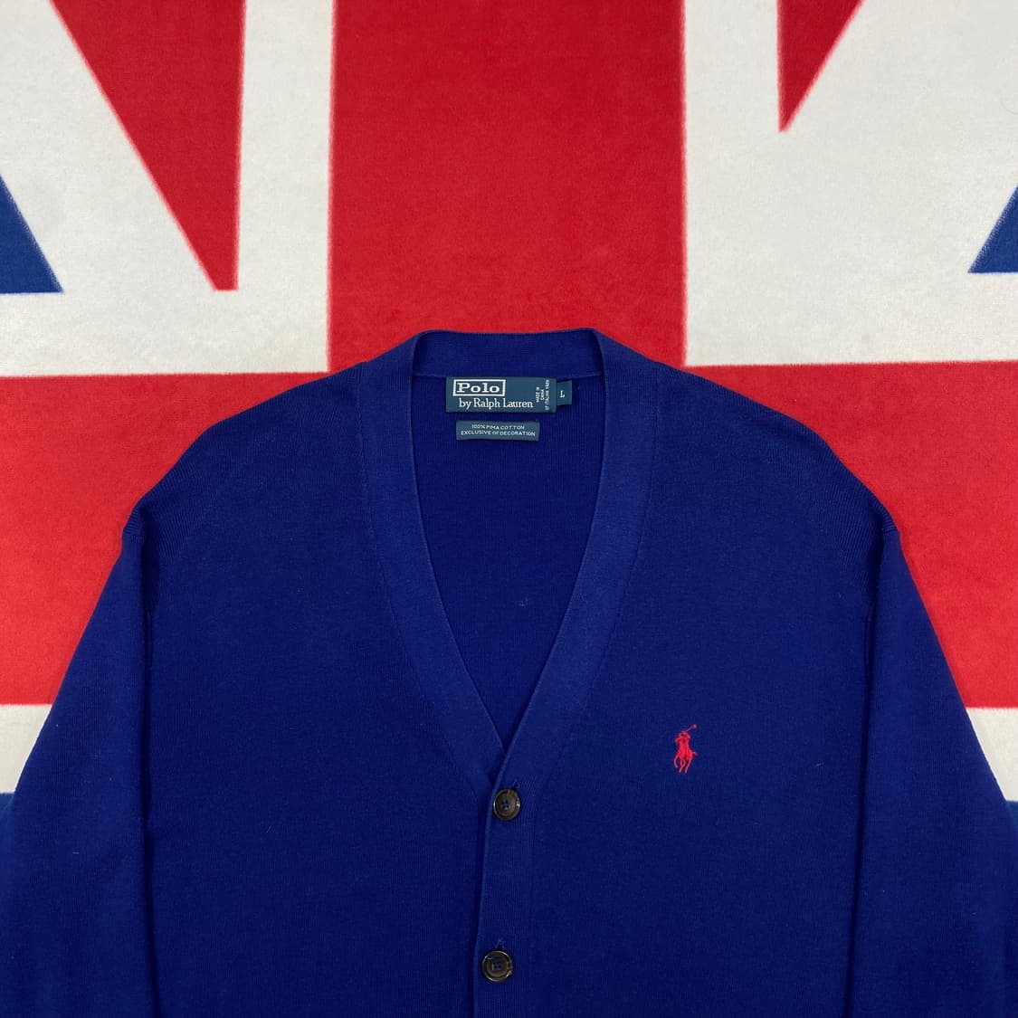 폴로 가디건 L 상품이미지3