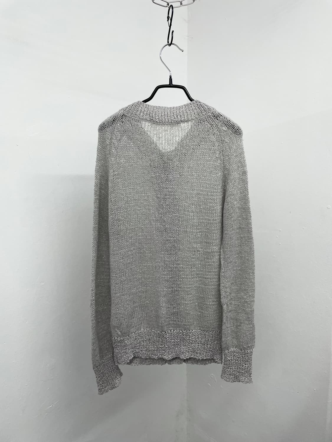 그레이 루즈 버튼 가디건 상품이미지6