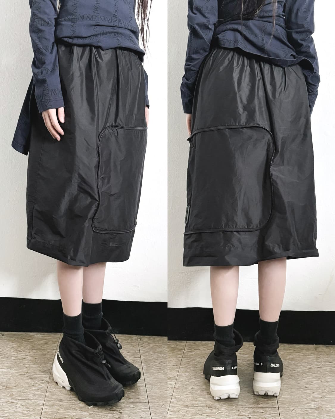 이세이미야케 패커블 유틸리티 나일론 스커트 상품이미지1
