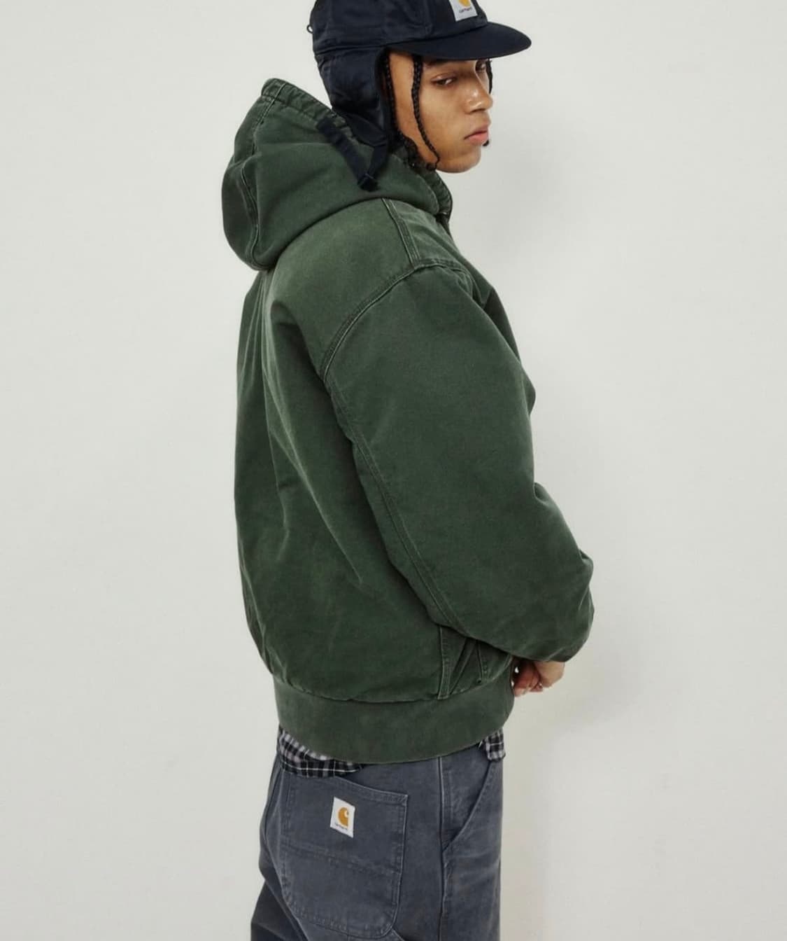 칼하트 액티브자켓 올리브 상품이미지3