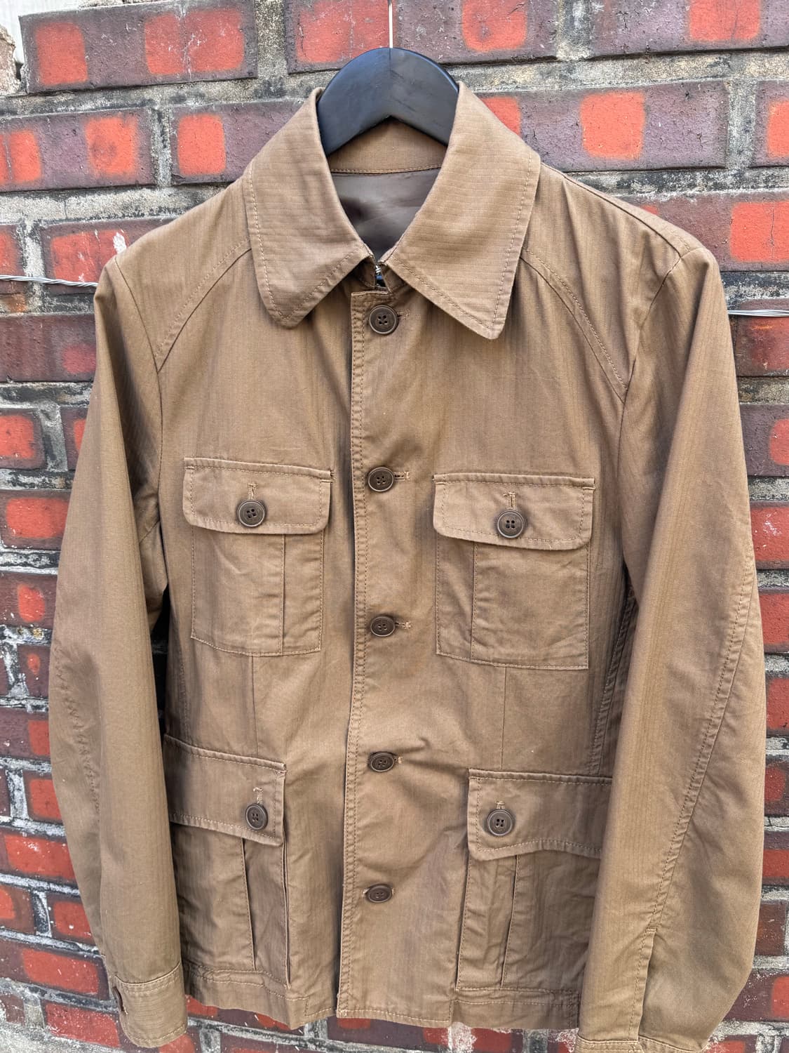 타케오 키쿠치 밀리터리 브라운 자켓  상품이미지2