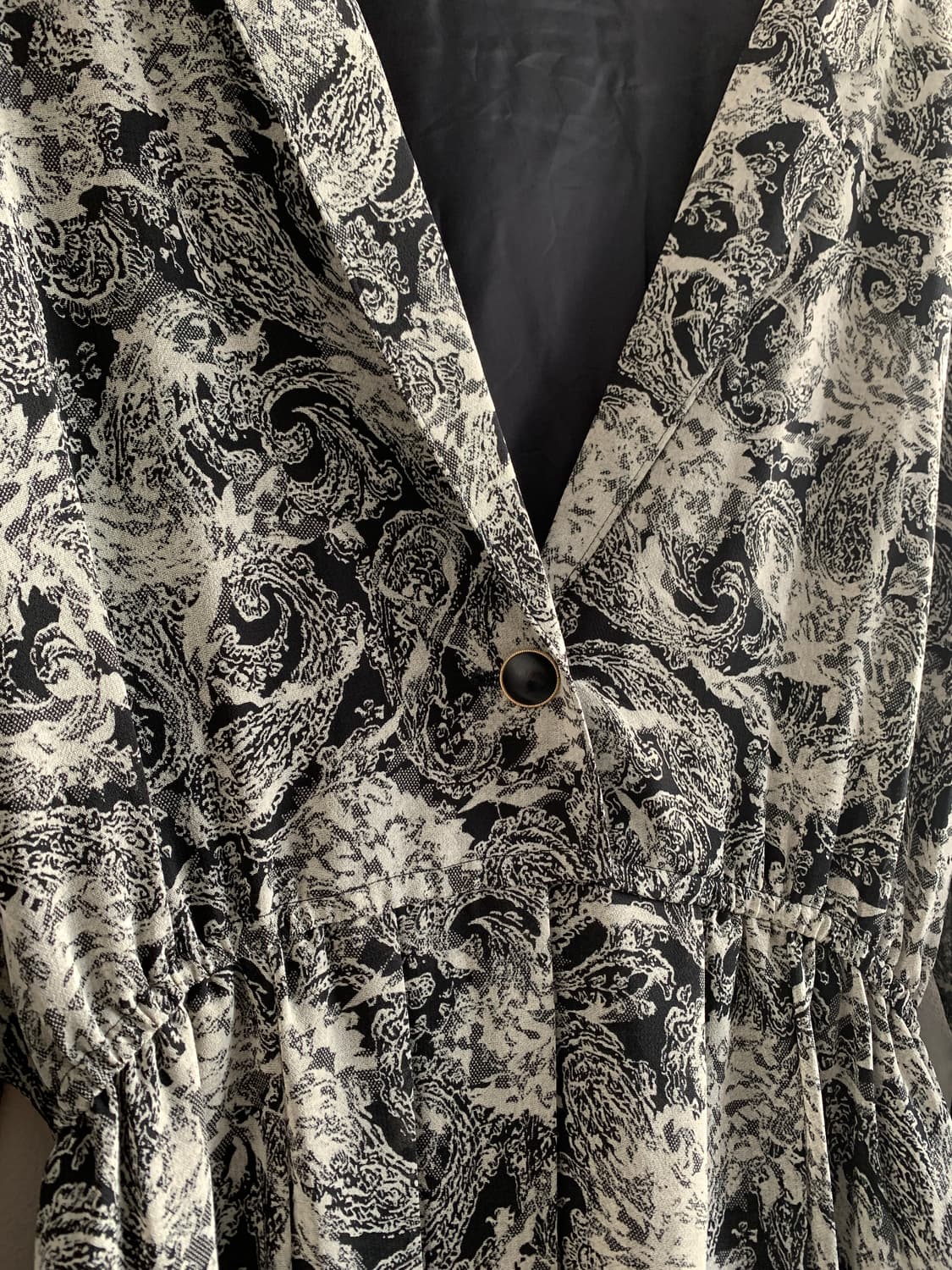 Oriental v collar dress 상품이미지4