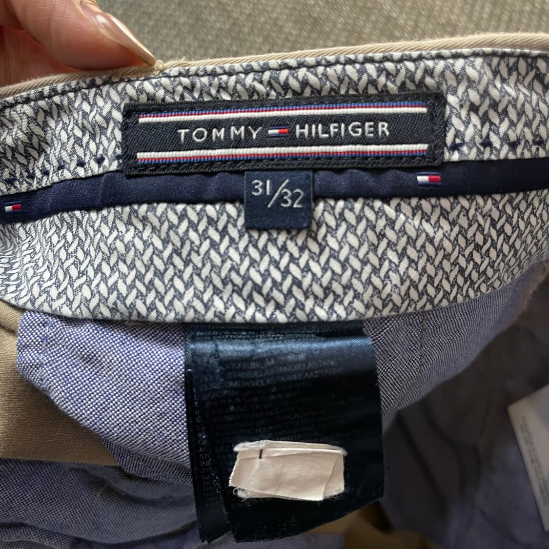 (32) 타미힐피거 연베이지 스판 코튼 팬츠 상품이미지6