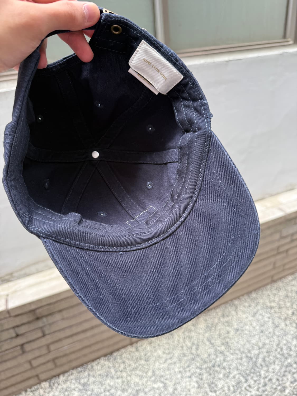 [OS] 에임레온도르 아티스트 햇 볼캡 네이비 상품이미지7