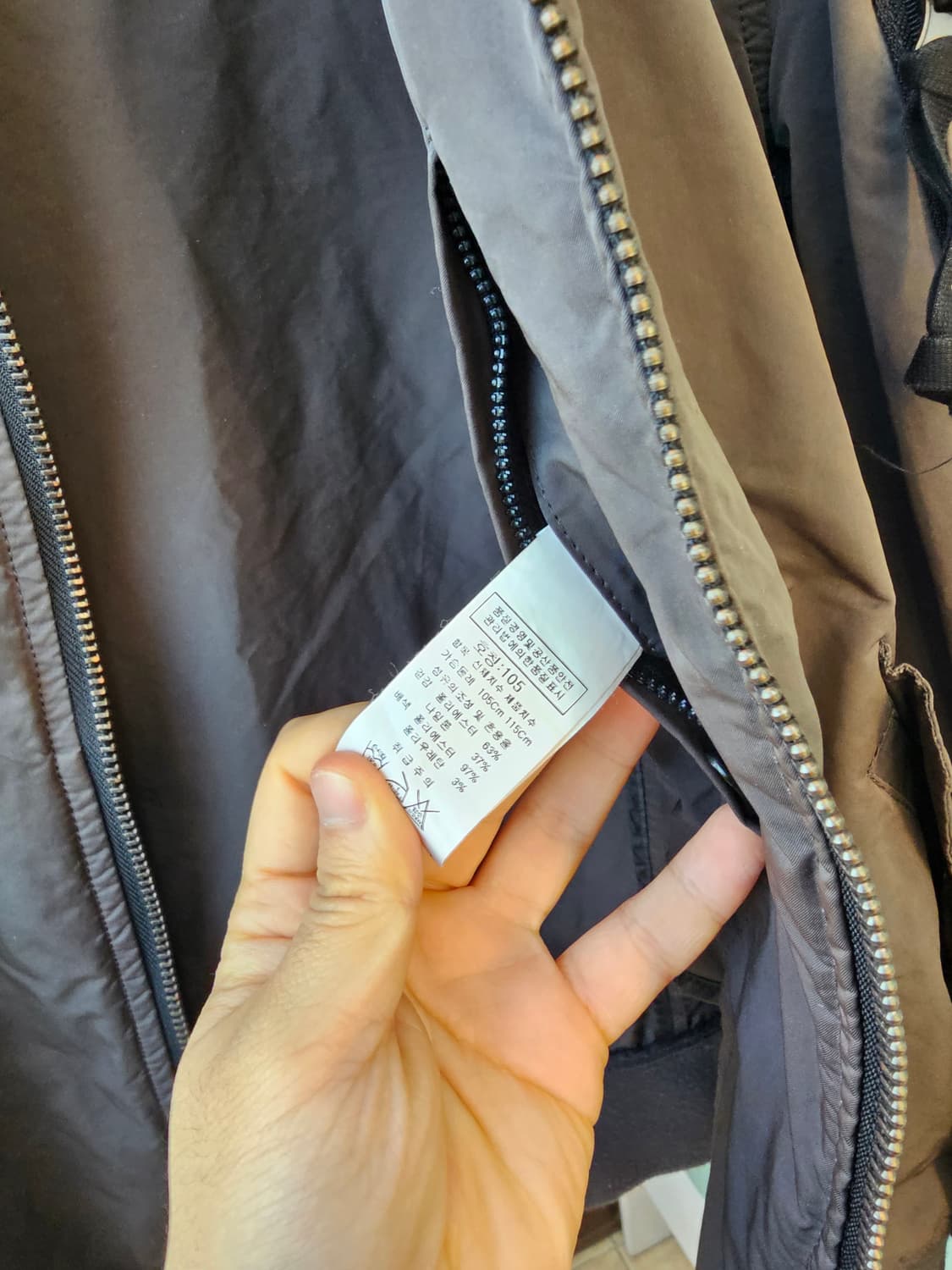 씨피 정품 CP컴퍼니 봄버형태 자켓 105 팔아요 상품이미지9