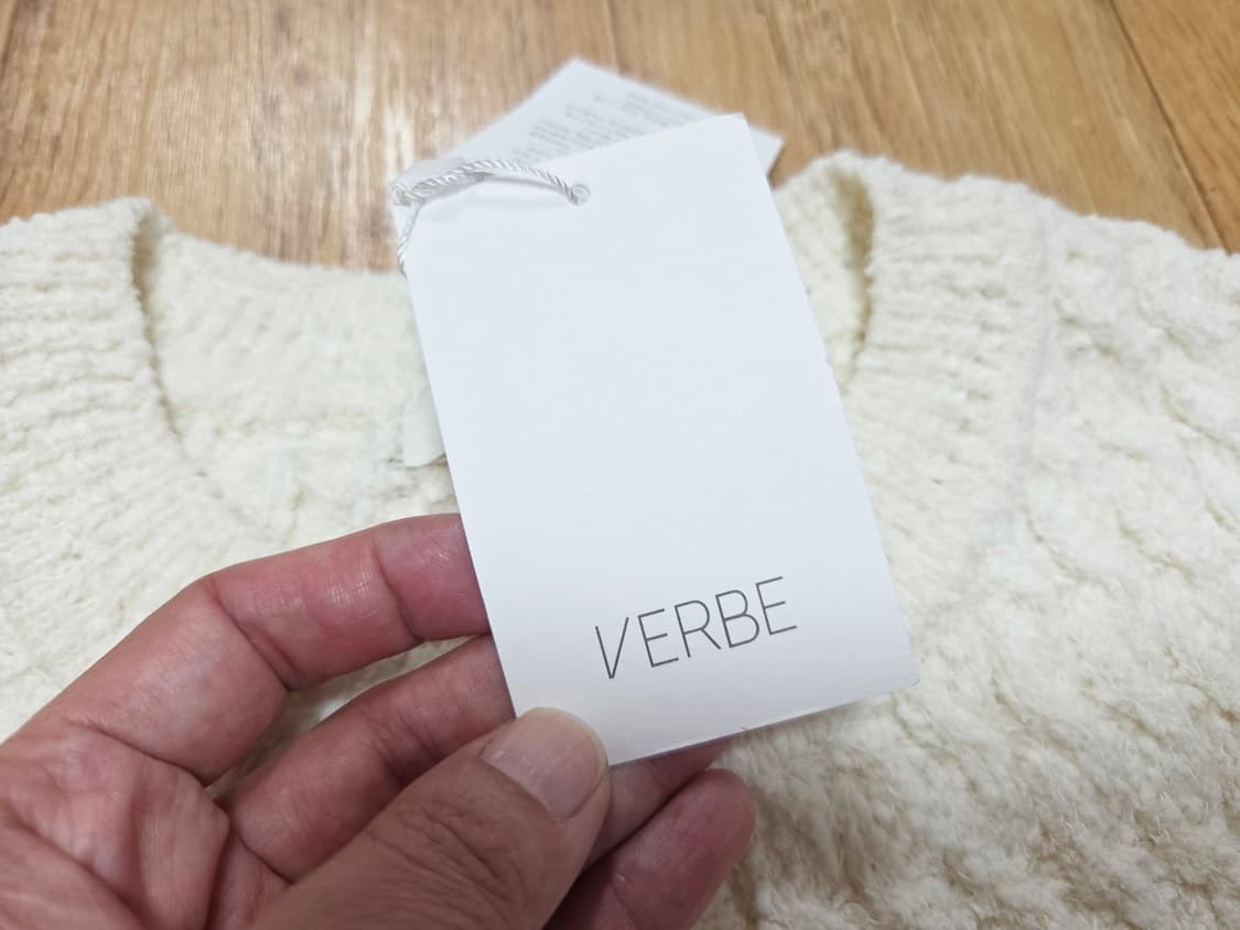 베르브(VERBE) V 버블 니트가디건 프리사이즈 새상품 상품이미지8