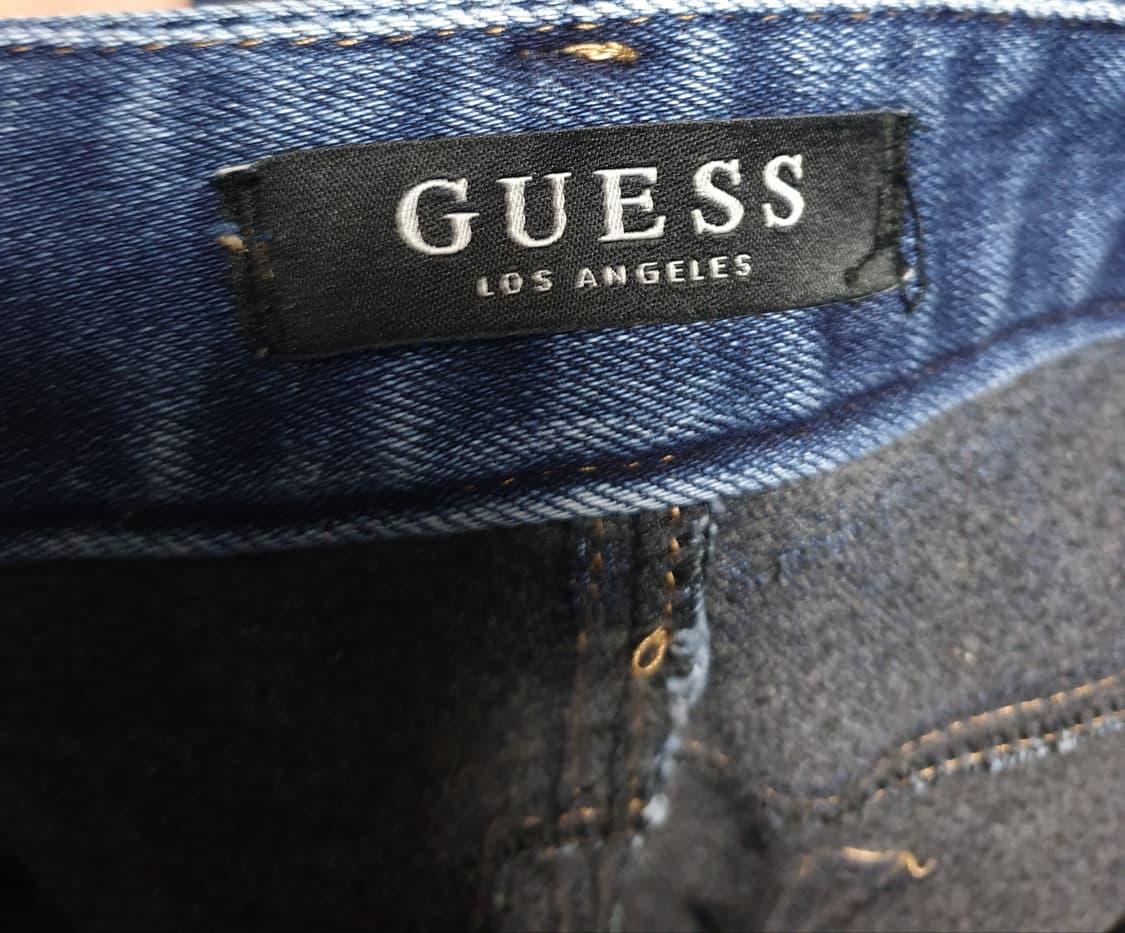 게스 스판 슬림핏 실버탭 데님팬츠 (28) 상품이미지5