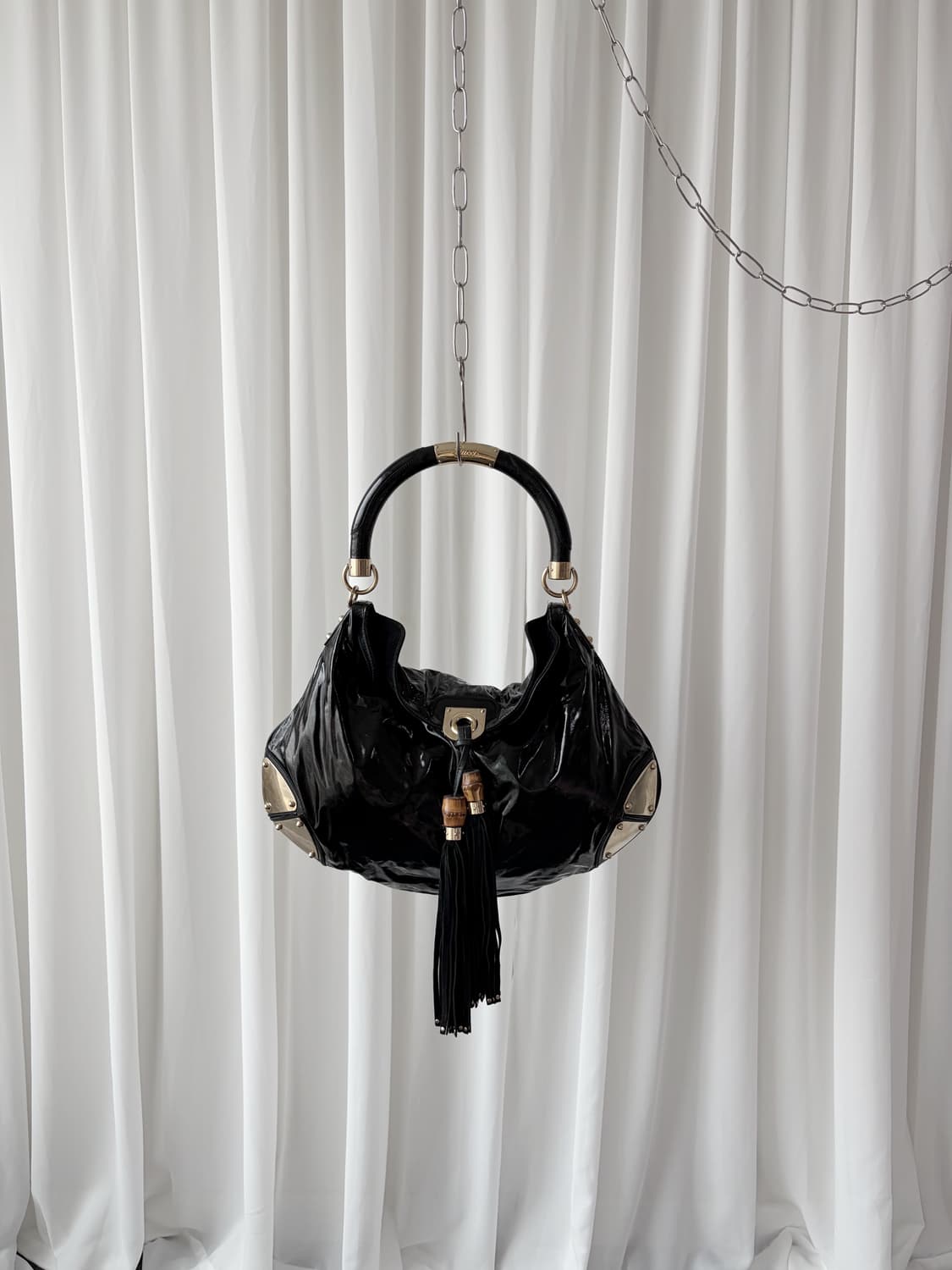 구찌 인디 뱀부 숄더백 상품이미지1