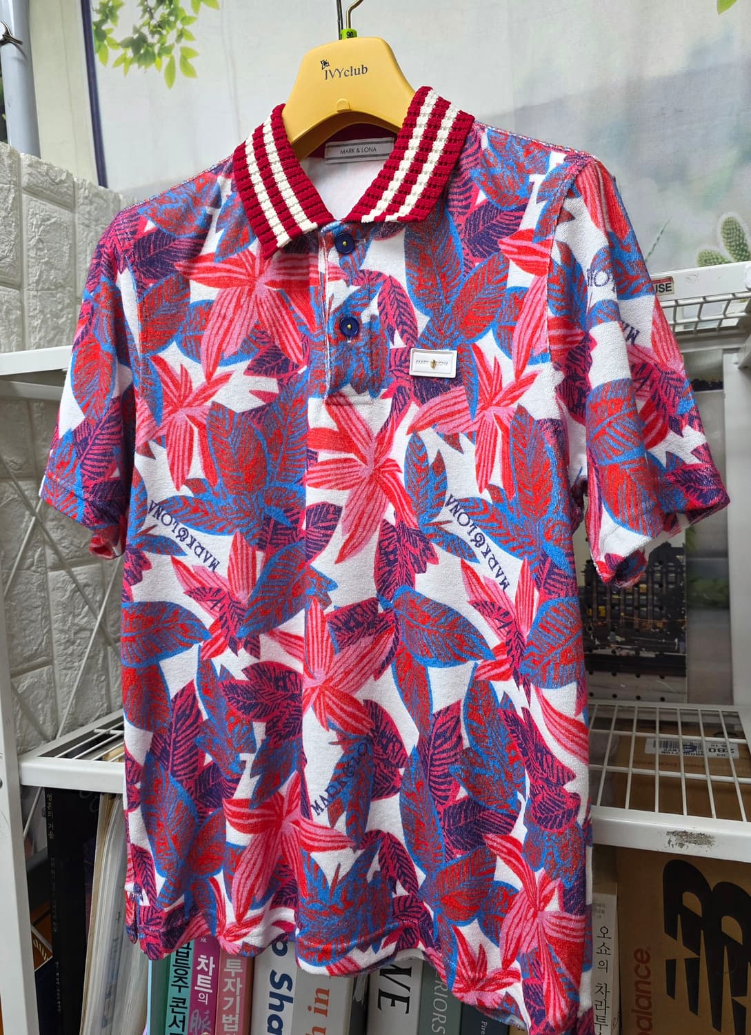 마크앤로나 남성 골프반팔티 100 포타니컬 폴로셔츠 MM85 상품이미지2