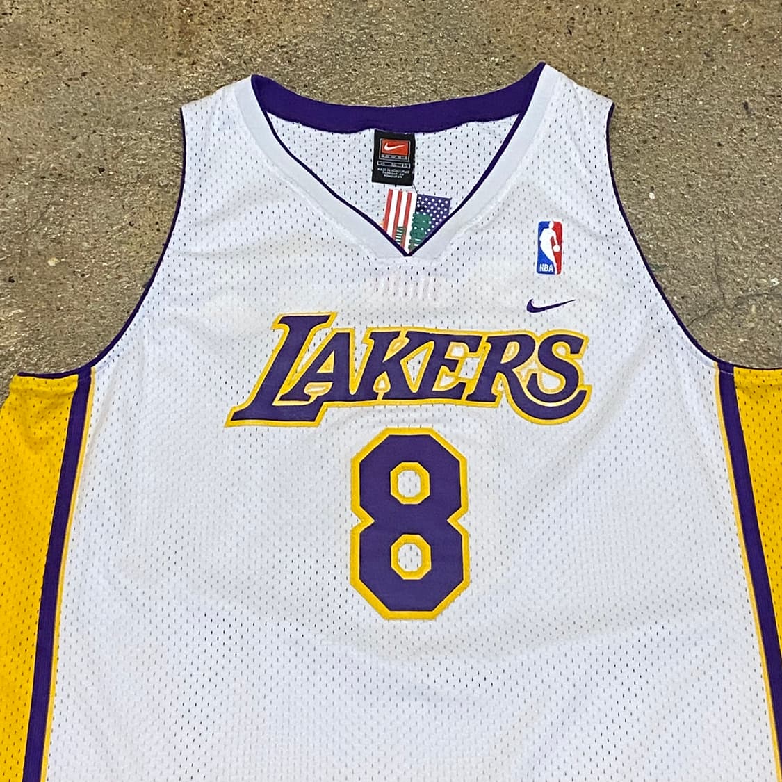 90s 미국 빈티지 나이키 NBA LA레이커스 코비브라이언트 농구유니폼 상품이미지4
