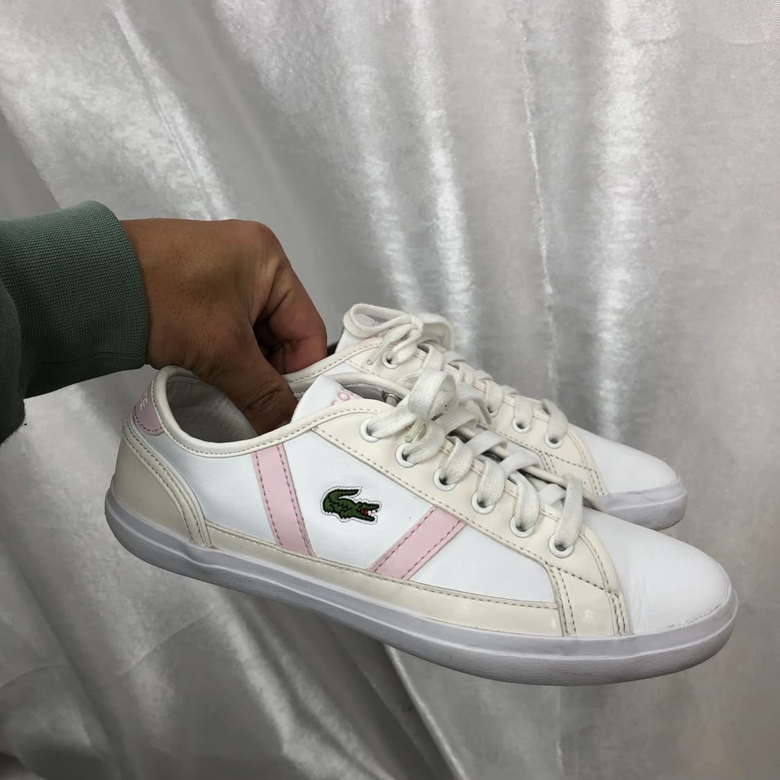 라코스테 가죽 스니커즈 사이즈240  상품이미지6