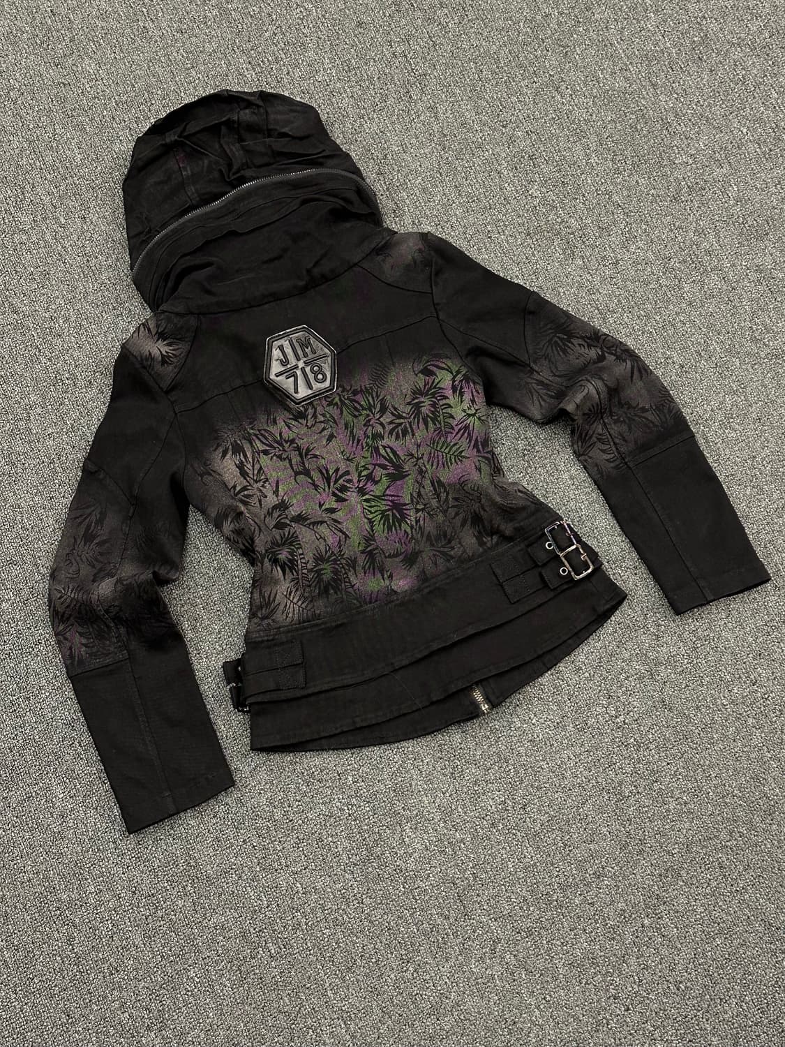 S)Japanese vintage 패턴 여성 후드집업 자켓 상품이미지4