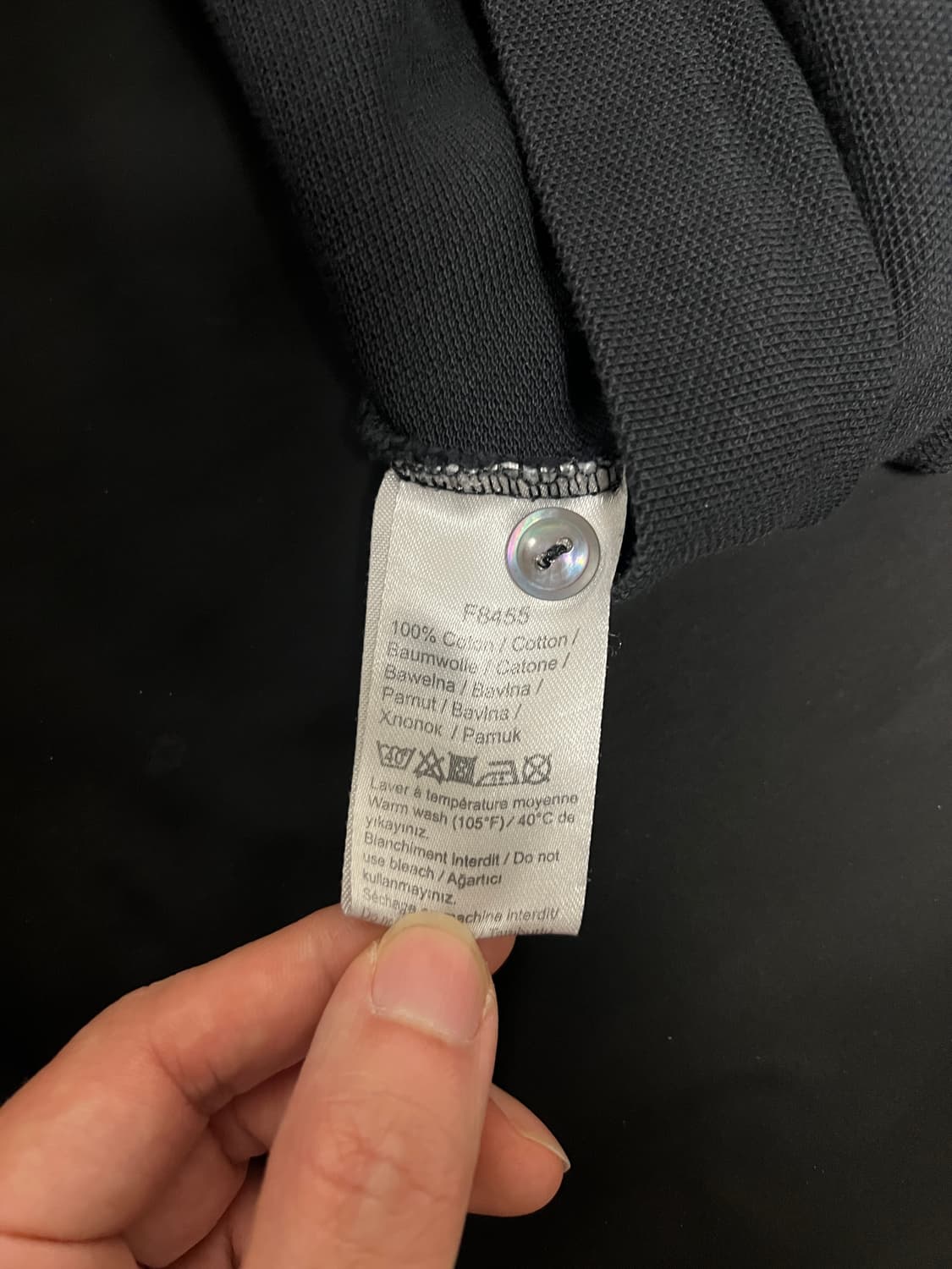 라코스테 클래식핏 블랙 카라티 95 상품이미지5