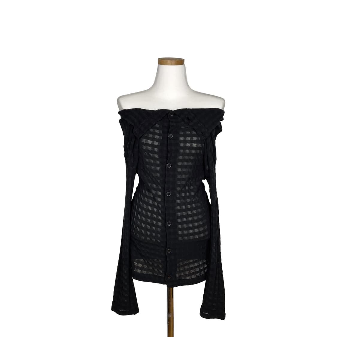 요지 야마모토 시스루 가디건 SS2015 상품이미지2
