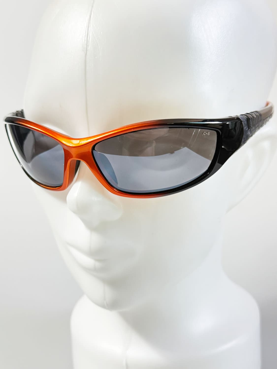 90s MAX FORCE 투톤 랩어라운드 빈티지 선글라스 상품이미지8