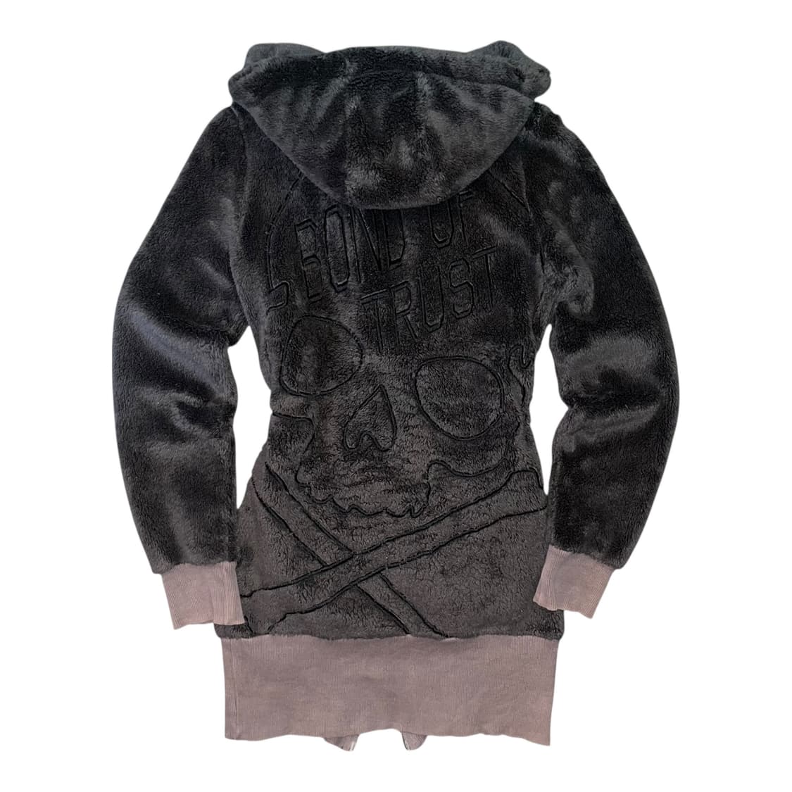 GHOST of HARLEM 고스트오브할렘 해골자수투웨이후드롱집업 펑크 상품이미지4