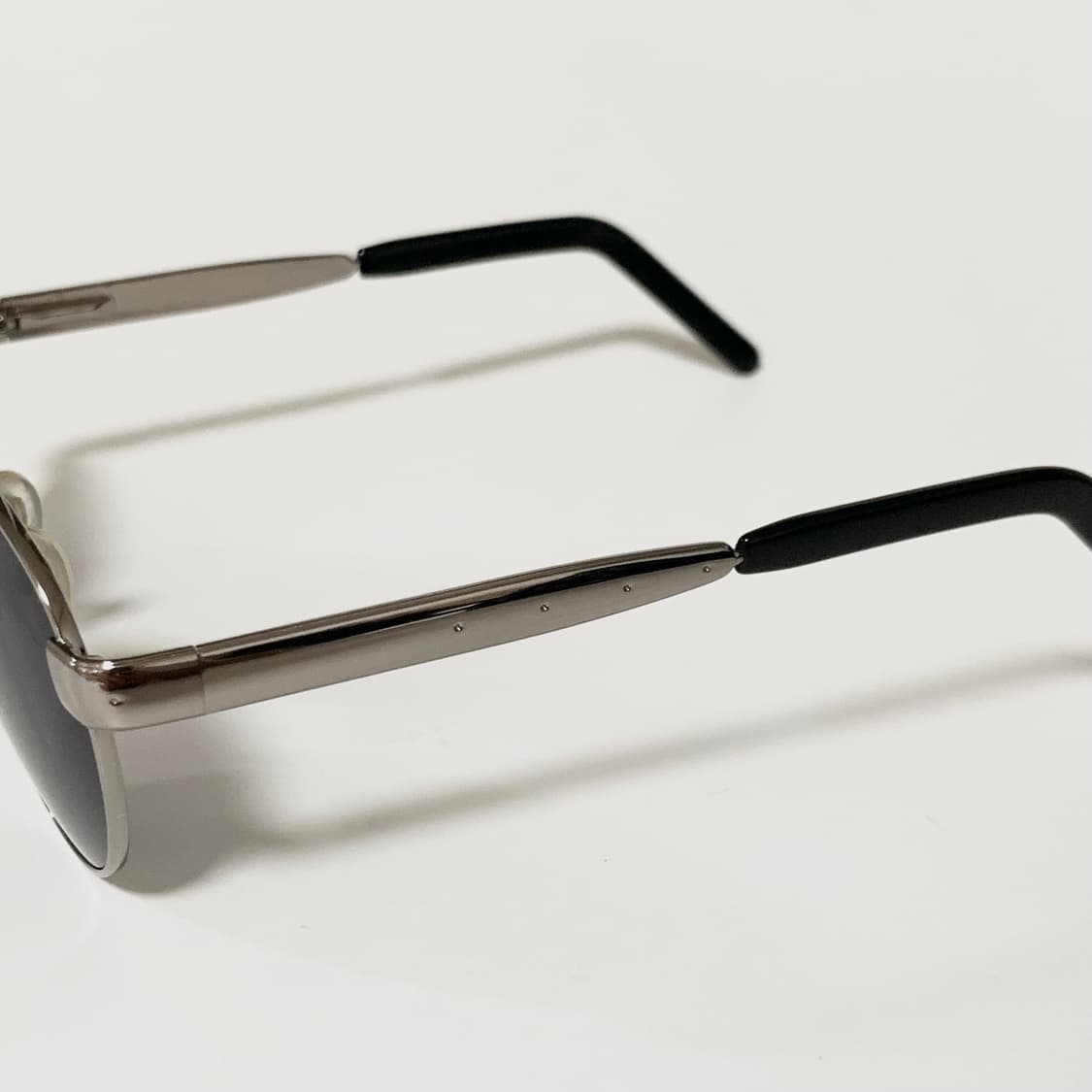 991 Y2K 빈티지 3컬러 실버유광 원형 선글라스 데드스탁 픽키안경 상품이미지3