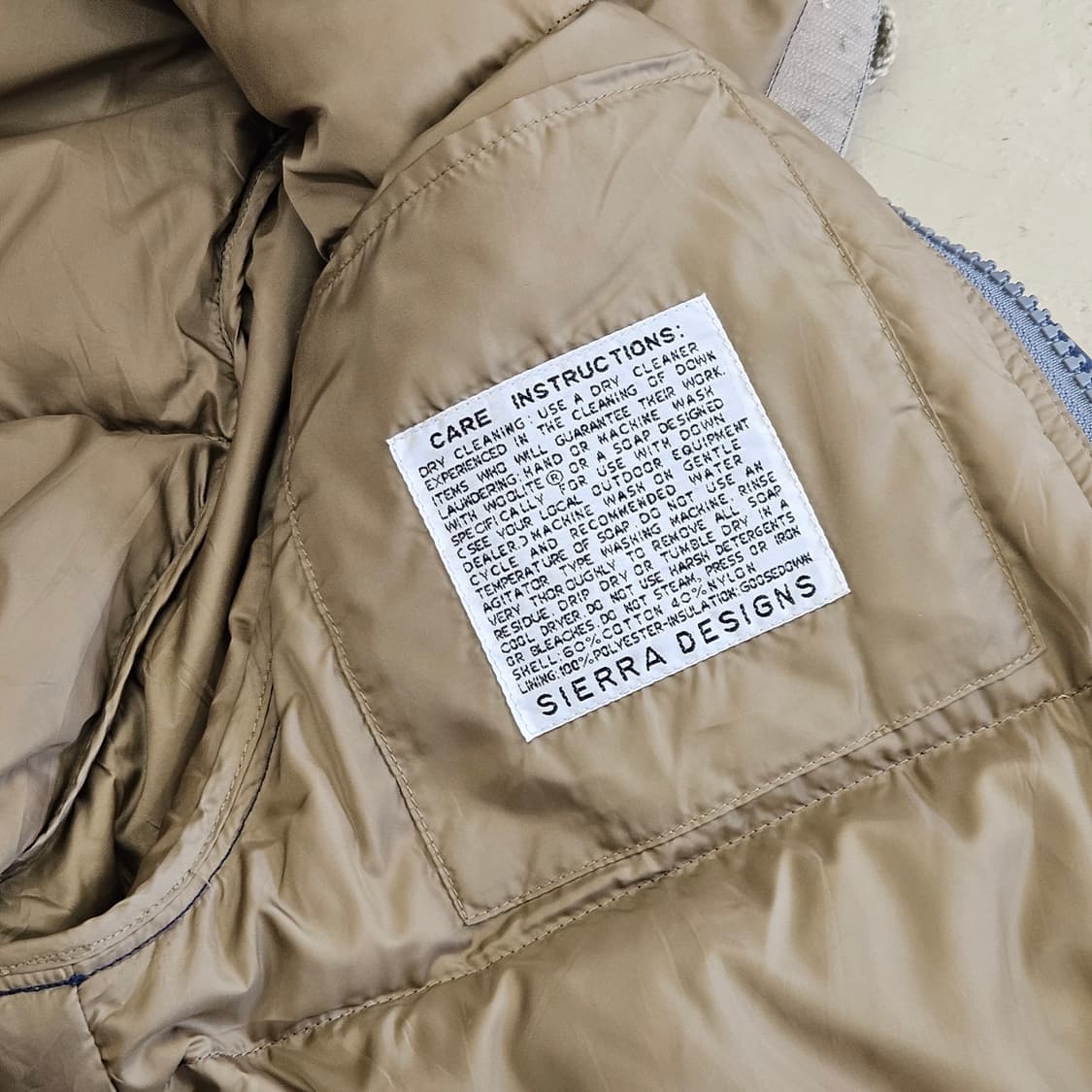 SIERRA DESIGNS 시에라디자인 6040 마운틴파카 구제 패딩 S 상품이미지8