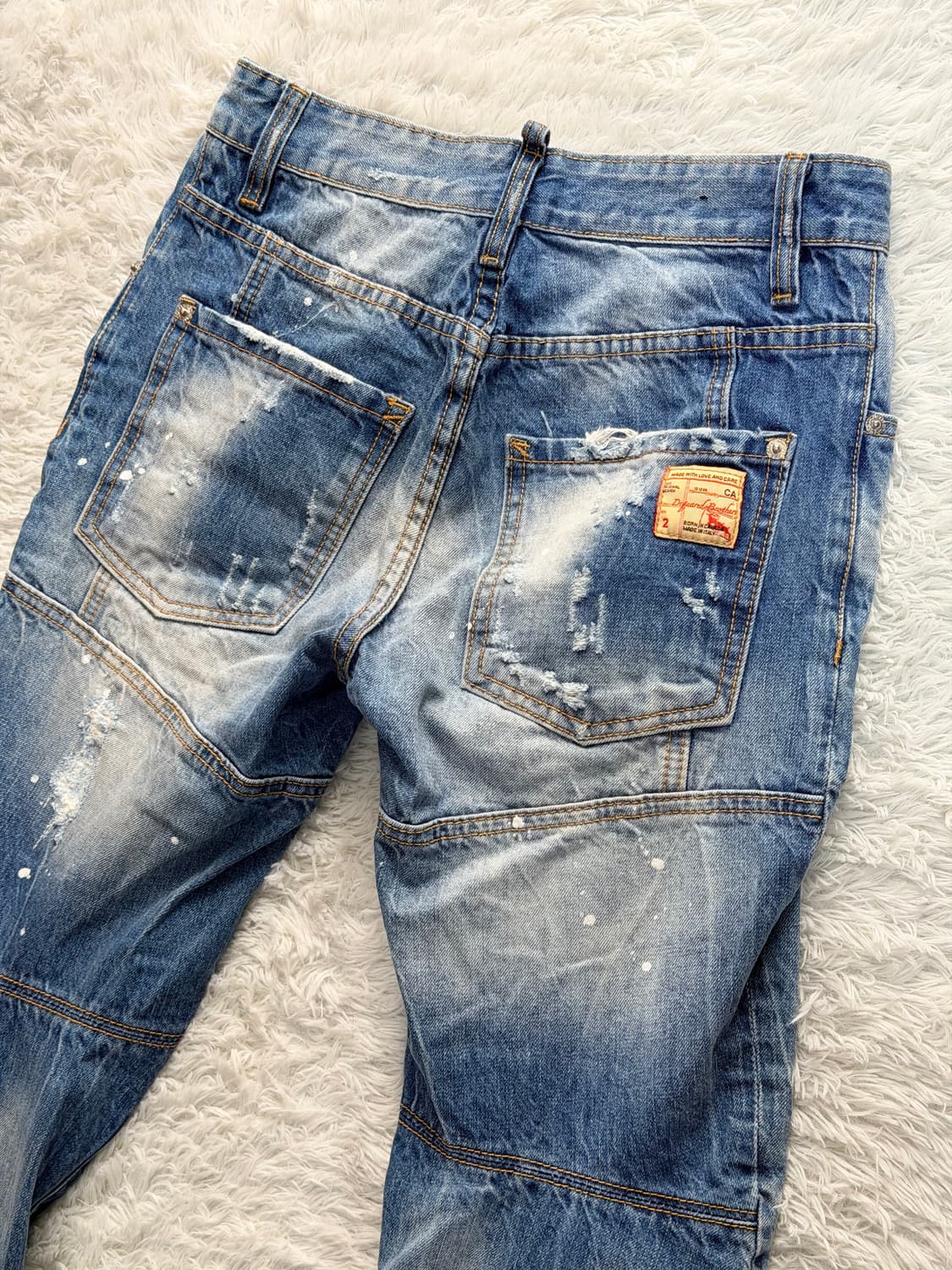 디스퀘어드2 남성 데미지 데님 46 (30~31inch) 상품이미지4