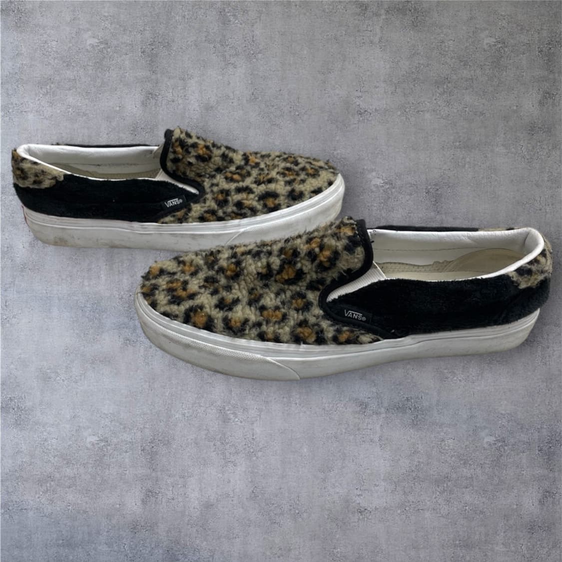 반스 Vans 레오파드 블랙 59 쉐르파 슬립온 스니커즈 280 상품이미지1