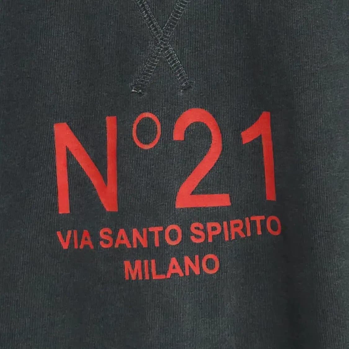 남녀공용)N21 넘버21 피그먼트 워싱 맨투맨 남녀공용 오버핏 상품이미지3