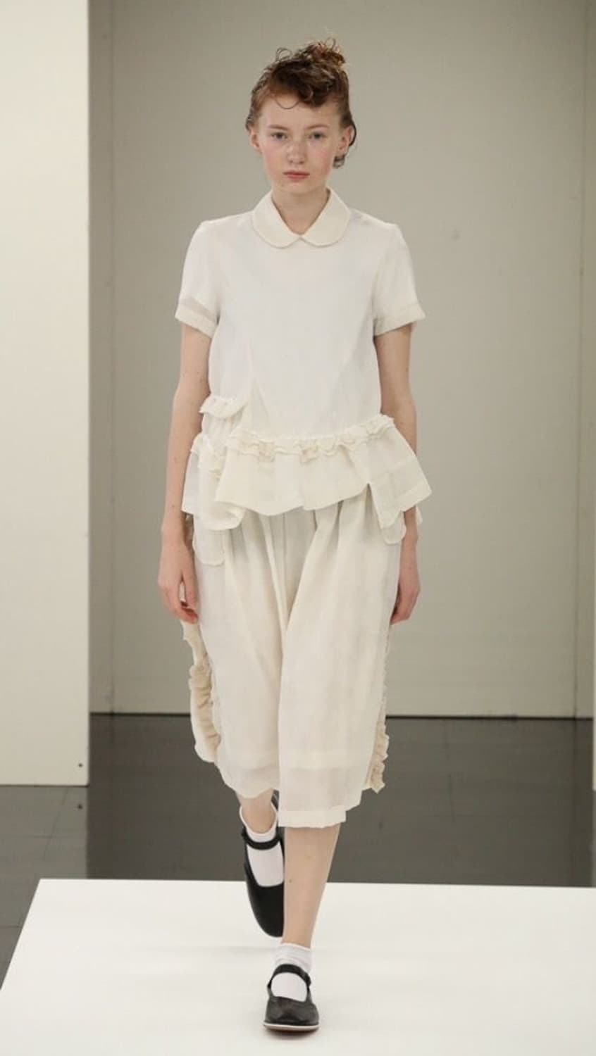 comme des garcons flower frill sleeveles 상품이미지2