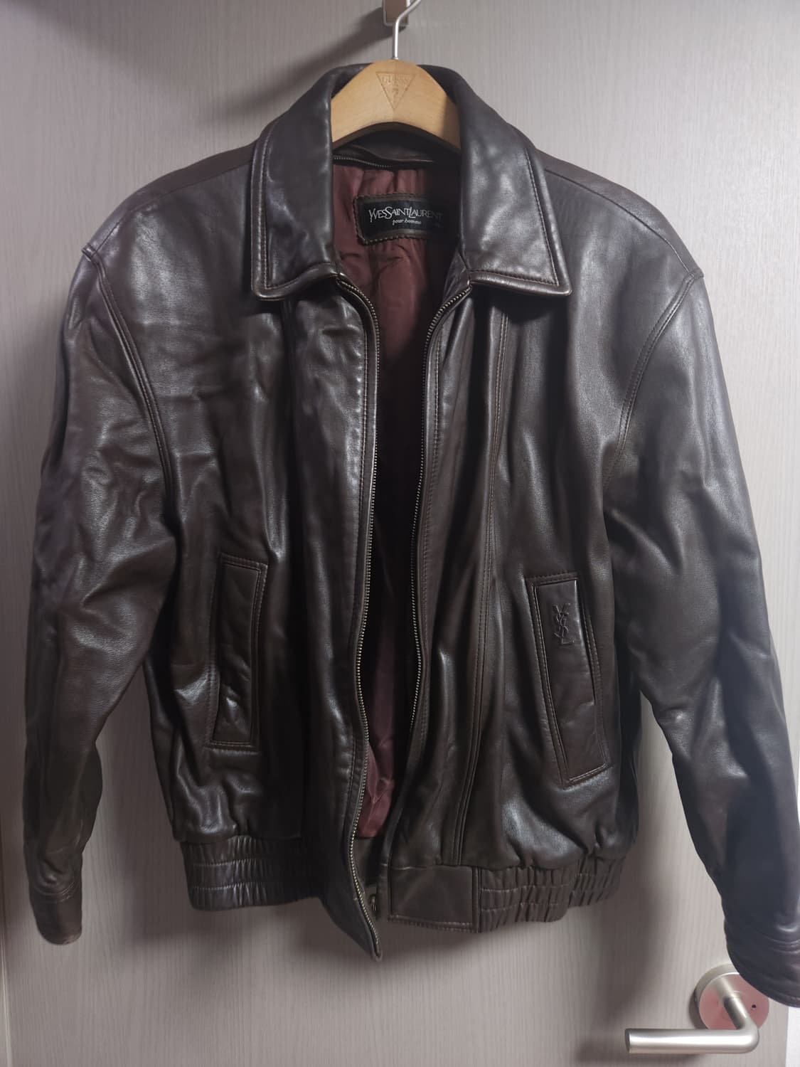 입생로랑 양가죽 자켓, M 상품이미지1